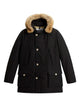 Woolrich Coffee Cotton Polyester Coat