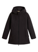 Woolrich Black Hooded Zip Coat