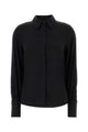 Isabel Marant Black Stretch Silk Teysa Shirt