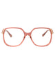 Chloé Brown-Gold-Transparent Acetate Glasses