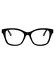 Chloé Black-Black-Transparent Recycled Acetate Glasses