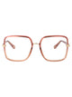 Chloé Red-Pink-Transparent Bio Injection Glasses