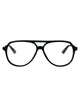 Chloé Black-Black-Transparent Acetate Glasses