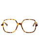 Chloé Havana-Havana-Transparent Acetate Glasses