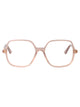 Chloé Beige-Beige-Transparent Acetate Glasses