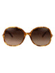 Chloé Havana-Havana-Brown Acetate Sunglasses