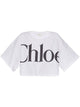 Chloé Logo Detail Cropped T-Shirt