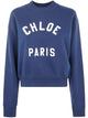 Chloé Cropped Round Neck Sweatshirt