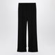 Chloé Black Asymmetrical Wool Trousers
