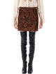 Chloé Mini Skirt With Jacquard Pattern