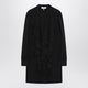 Chloé Black Ruffled Dress In Silk Blend