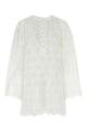 Chloé White Broderie Anglaise Mini Dress
