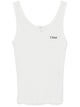 Chloé Logo Cotton Tank Top