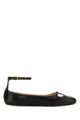 Chloé Black Leather Misty Ballerinas