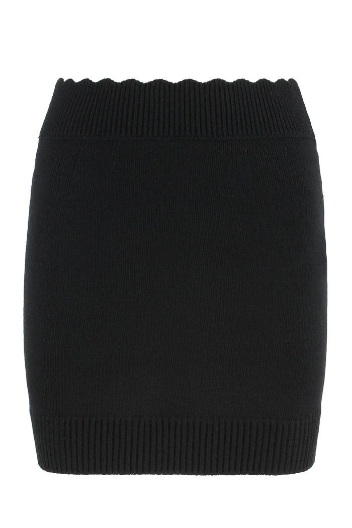 Chloé Knit Mini Skirt Made Of Wool And Cashmere
