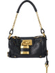 Chloé Black Leather Small Paddington Shoulder Bag