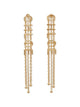 Chloé Logo-Lettering Chain-Link Earrings