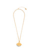 Chloé Shell-Pendant Layered-Chain Necklace