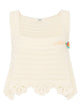 Chloé White Wool Chloè Top