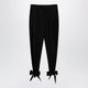 Chloé Black Pleated Fluid Crêpe De Chine Trousers