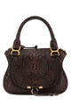 Chloé Printed Leather Small Marcie Shoulder Bag