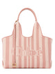 Chloé Chloé Stripy East-West Tote Bag In Jacquard