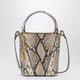 Chloé Small Chloé Spin Tote Bag In Python-Effect Leather