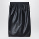 Chloé Black Pencil Skirt In Plongé Nappa Leather