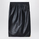 Chloé Black Pencil Skirt In Plongé Nappa Leather