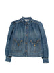Chloé Faded Indigo Cotton Denim Jacket