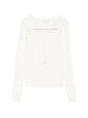 Chloé Chloé Scoop-Neck Organic Cotton Henley