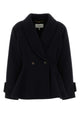 Chloé Black Wool Blend Coat