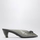 Chloé Jelly Clog Mules In Transparent Tpu, Grey
