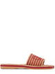 Chloé Embroidered Raffia Chlo㨠Sand Slippers