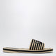Chloé Sand Mules In Hand-Braided Recycled Rope, Black