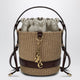 Chloé Charms Basket Bag In Natural Fibers