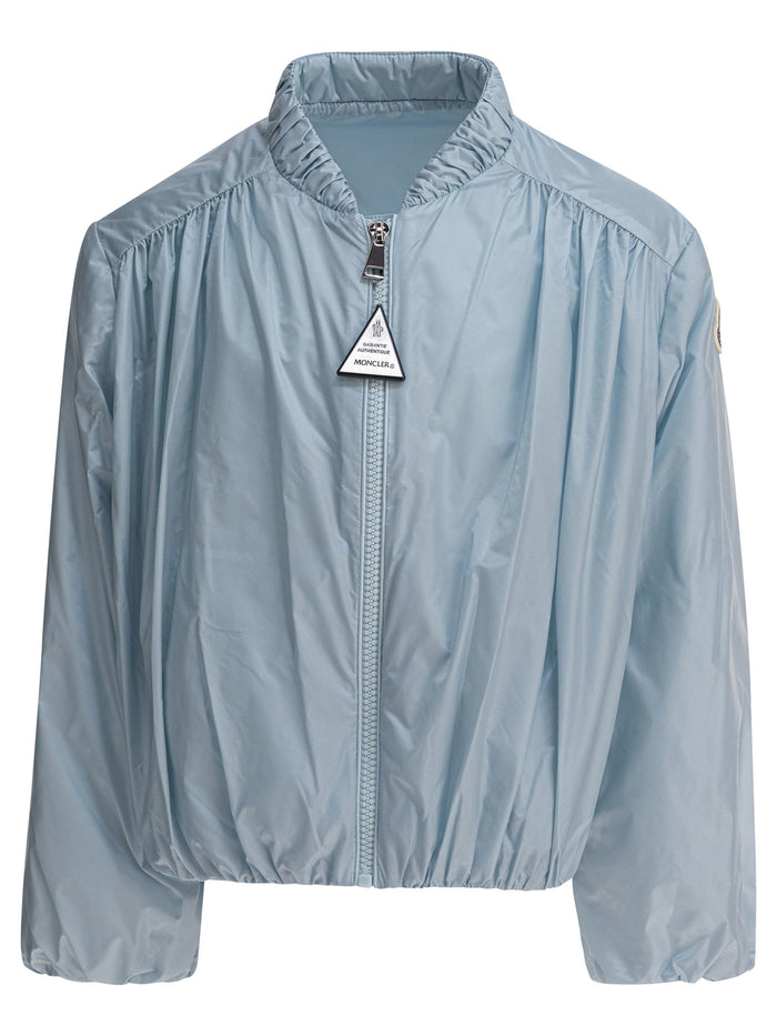 Moncler Kids Light Blue Polyamide Jacket