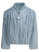 Moncler Kids Light Blue Polyamide Jacket
