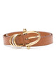 Chloé Calf Leather Bracelet In Leather And Brass