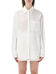 The Frankie Shop The Frankie Shop Lui White Organic Cotton Shirt