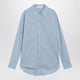 The Frankie Shop Light Blue Ornella Asymmetric Shirt