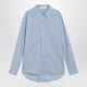 The Frankie Shop Light Blue Ornella Asymmetric Shirt