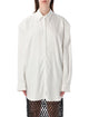 The Frankie Shop The Frankie Shop White And Black Stripes Oana Shirt