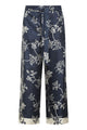 S Max Mara Cinzia Printed Silk Pants