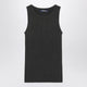S Max Mara Green Ribbed Tank Top In Wool And Cashmere