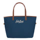 Mc2 Saint Barth Navy Blue Leather Bag