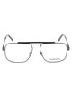 Calvin Klein Gunmetal Black Metal Optical Glasses