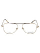 Calvin Klein Satin Light Gold Metal Optical Glasses