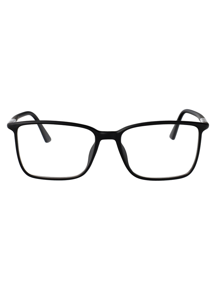 Calvin Klein Matte Black Acetate Glasses