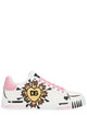 Dolce & Gabbana Pink Leather Italian Sneaker